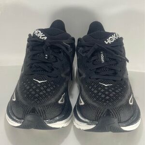Hoka Men's Black and White Athletic Shoes